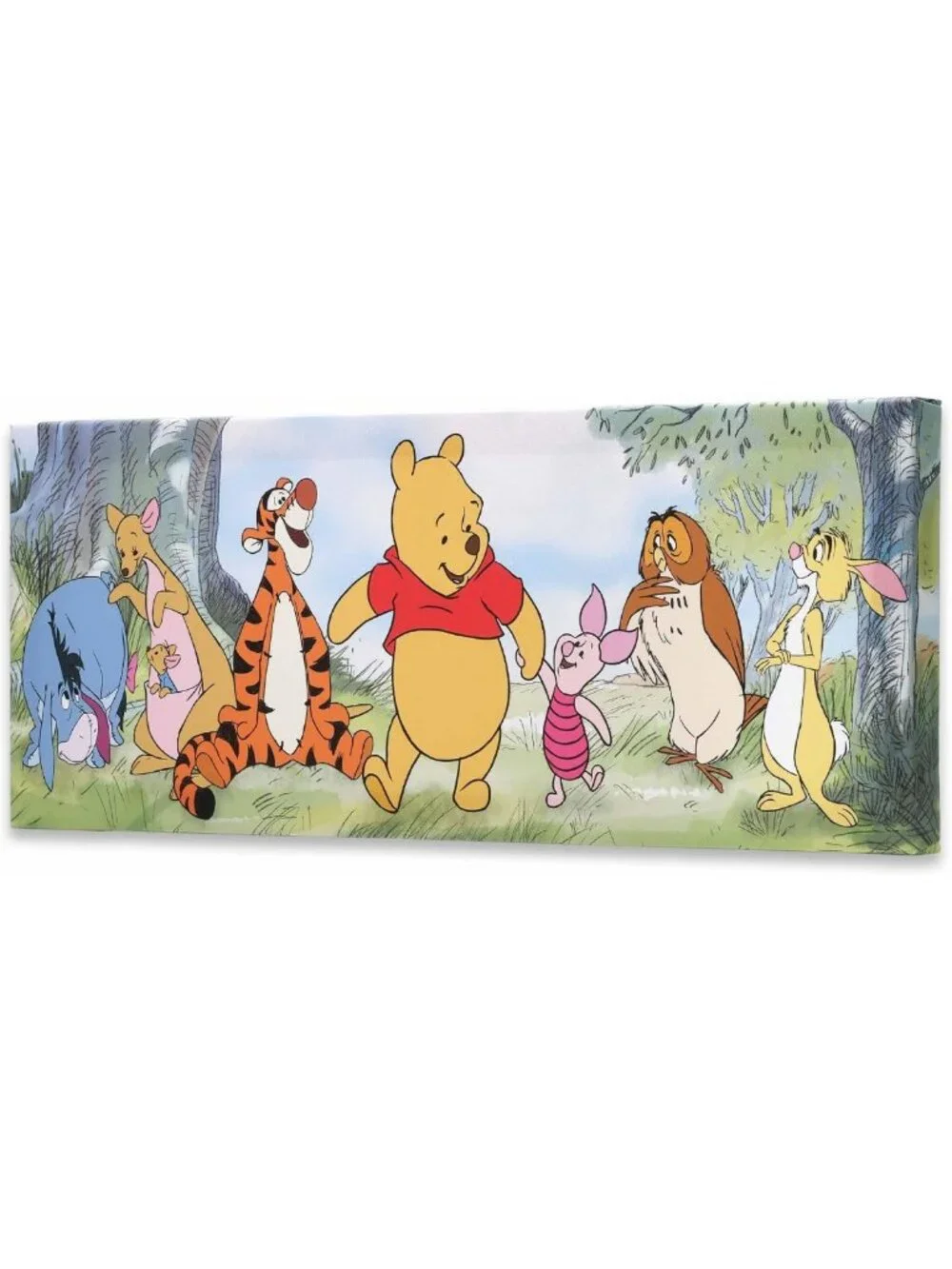 Winnie the Pooh & Friends Gallery Wrapped Canvas Art - Cute Nursery Wall Decor